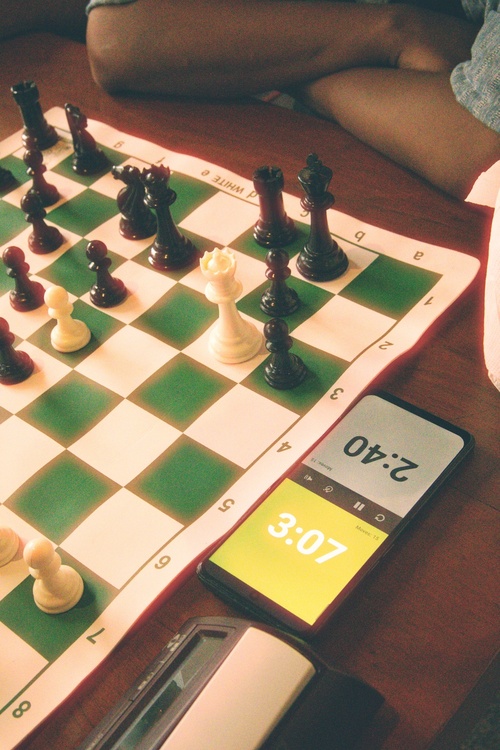 A member deep in a game, mid-tournament